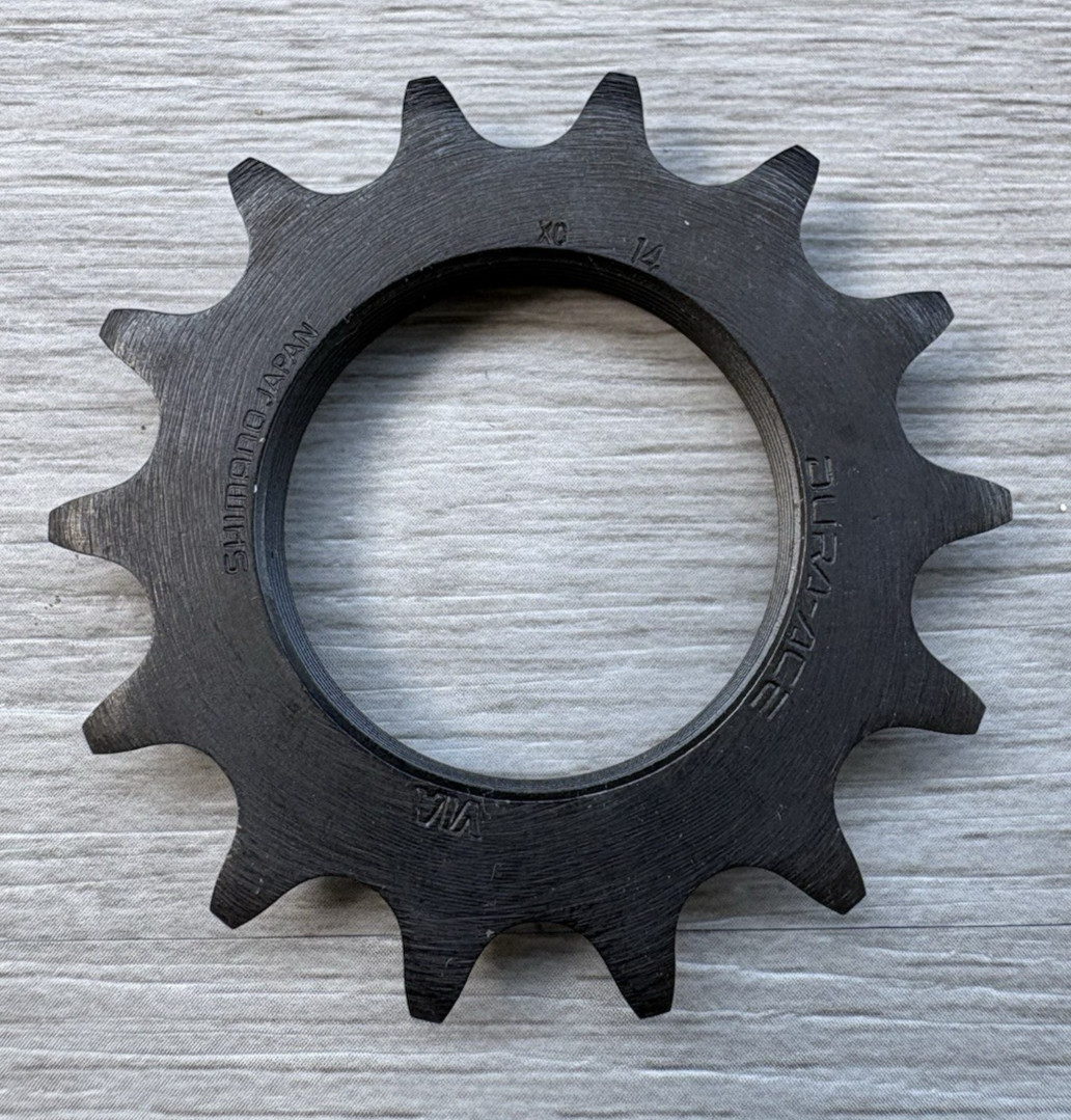 SHIMANO DURA ACE SINGLE SPEED COG 14 TOOTH 3/32 INCH APPEARS UNUSED