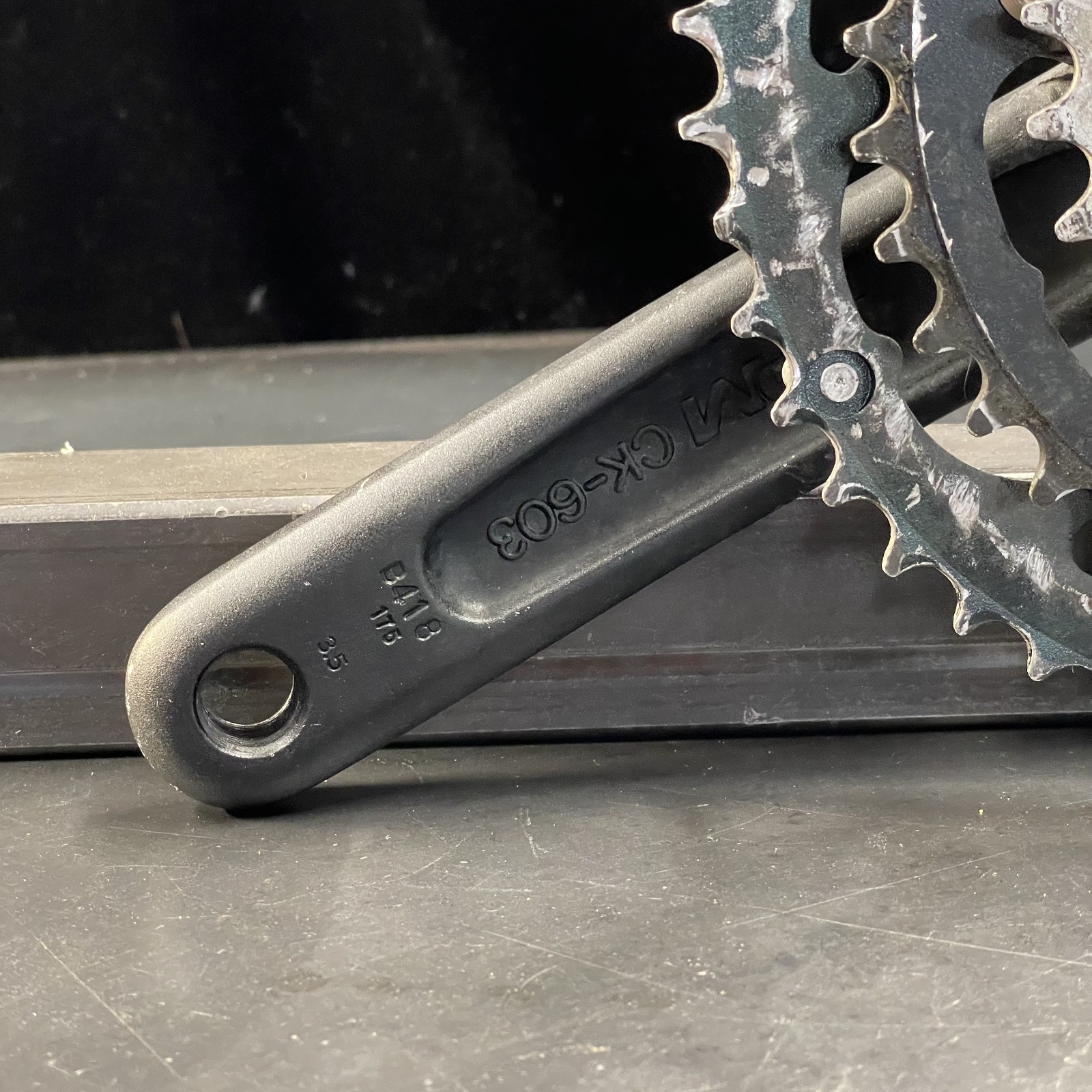 Black RPM Crankset – Triple – 175mm – ISIS – 48/38/28 – Used