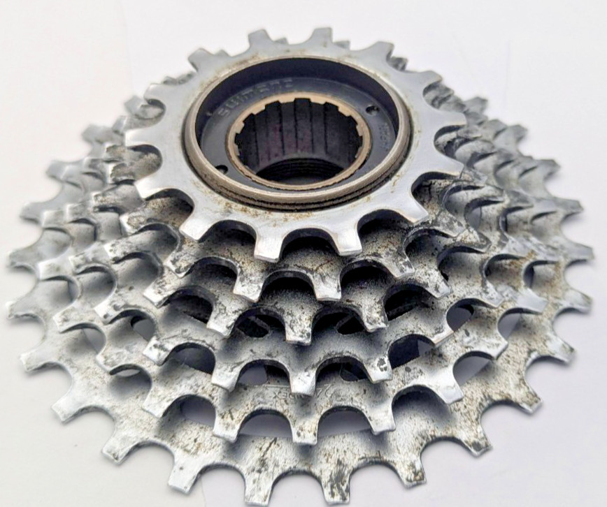 SHIMANO INDEX SIS JAPAN 6 Speed Freewheel 14 TOOTH 28 TOOTH MF-Z012 SILVER