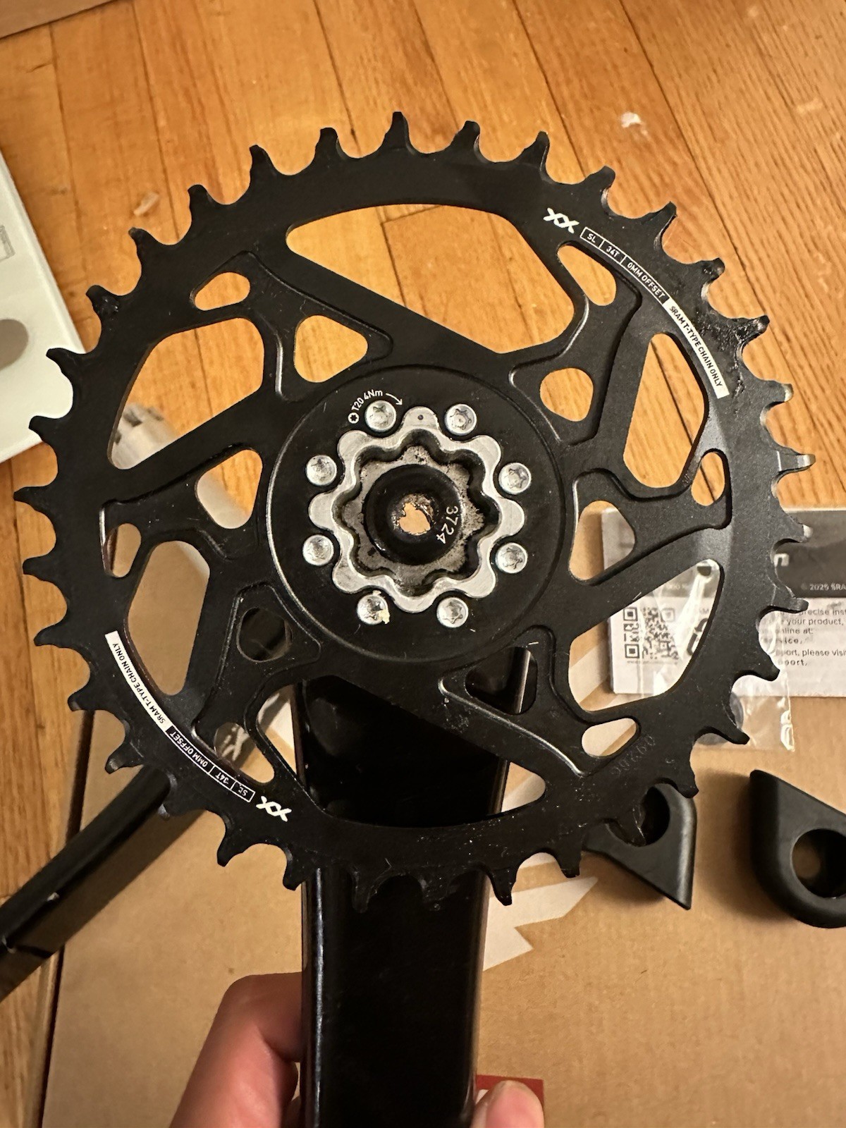 SRAM XX SL Crankset | 170mm | DUB | Q168 | New 34t Chainring