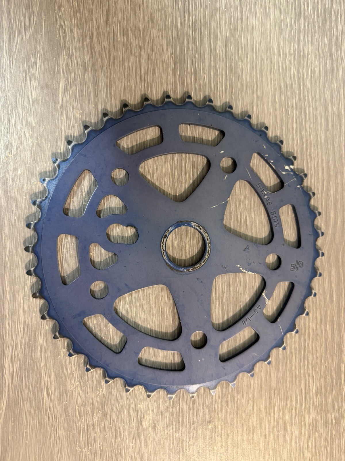 Blue SR Sakae BMX Chainring 43 Tooth 1/8” Old School 85 Pro Performer Chainring