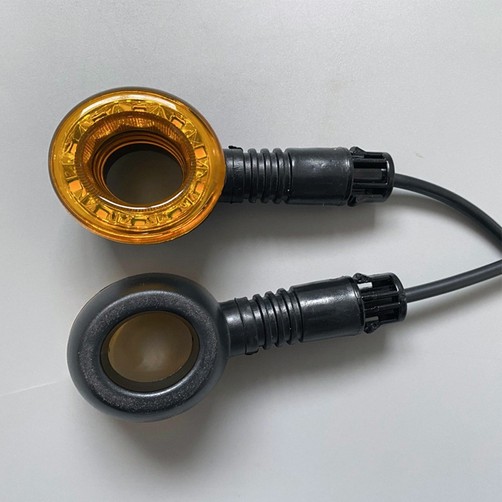 Black and Yellow Electric Bicycle Turn Signal Lights with 48V and 60V Voltage