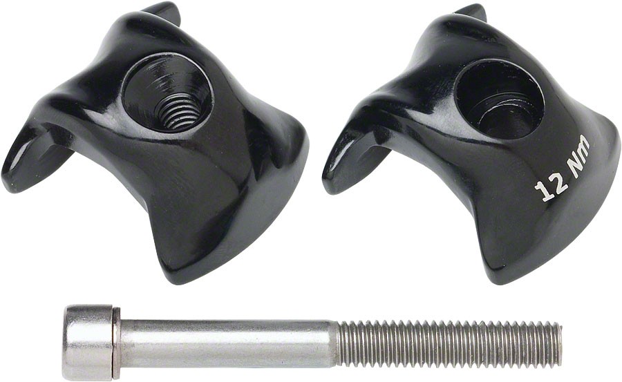 Ritchey WCS 1-Bolt Seatpost Saddle Rail Clamp Outer Plates Alloy Posts 7 x 9.6mm