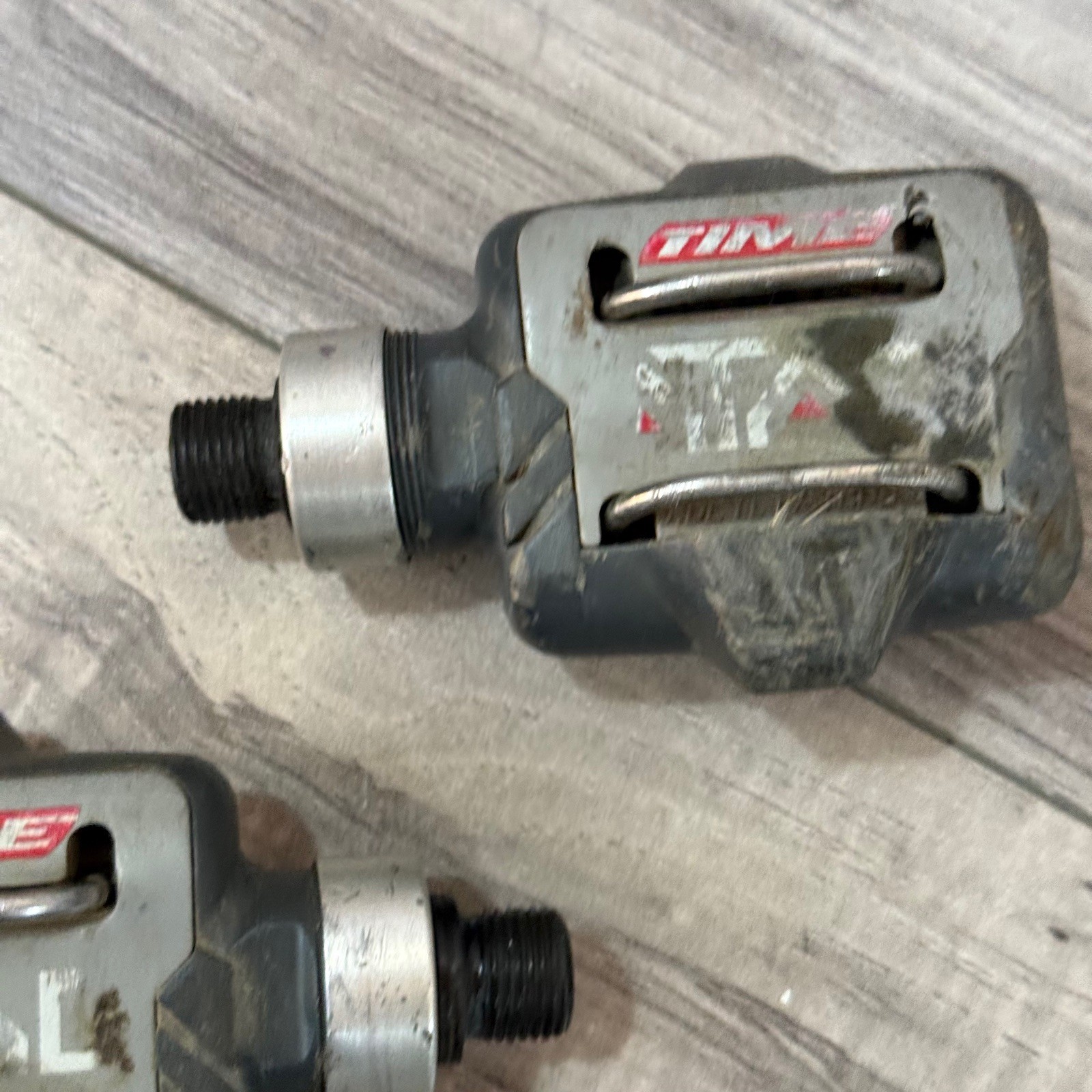 Time ATAC MTB Composite Mountain Bike Clipless Pedals Gray MISSING PLATFORM