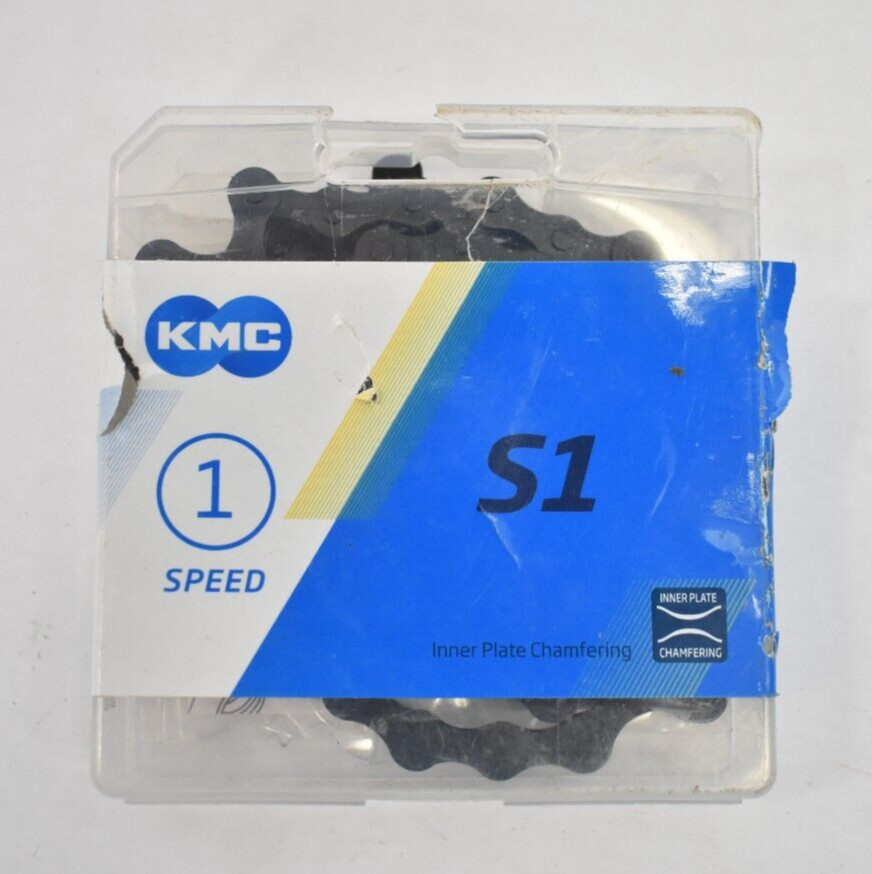 KMC S1 Single Speed 1/2 x 1/8 Internal Geared Hub Bike/Fixie Bicycle Chain