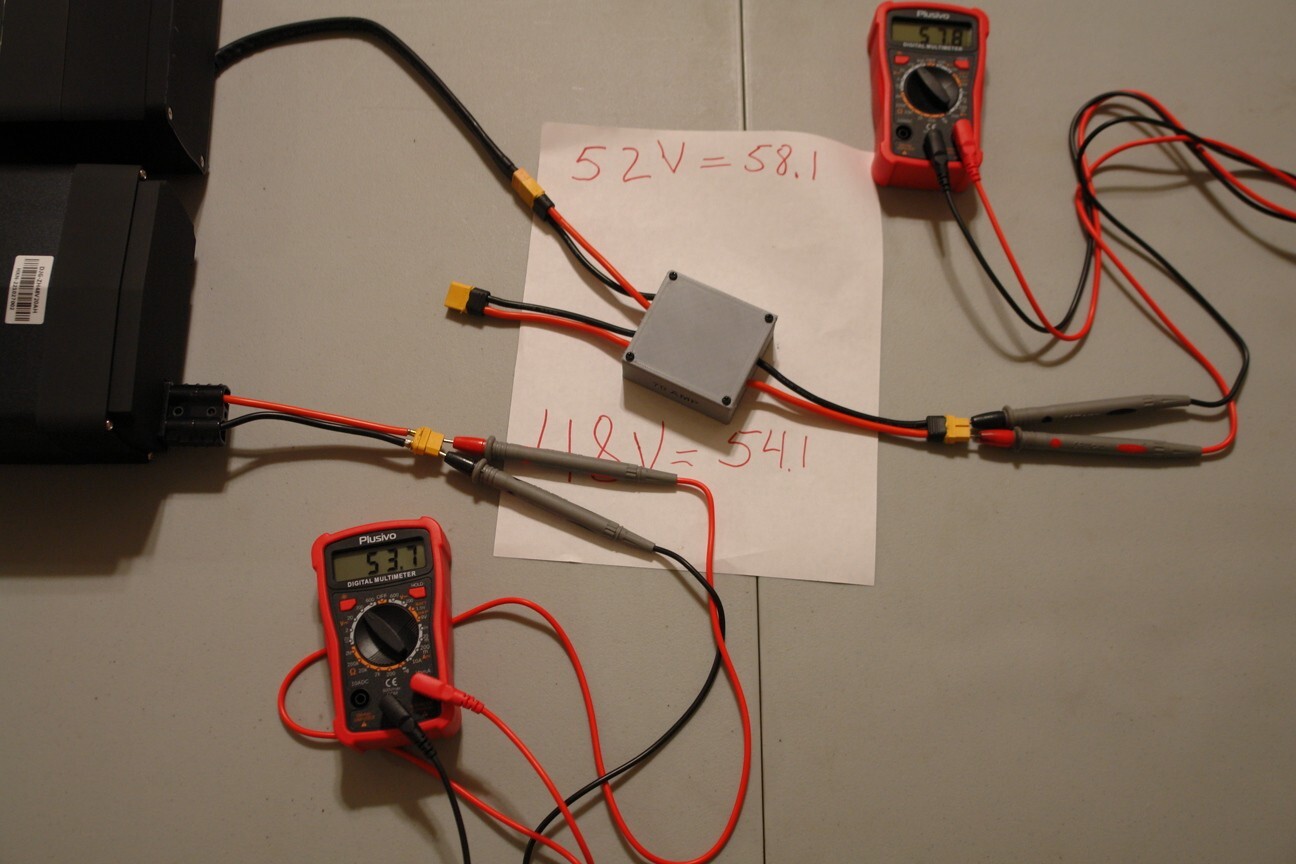 E-Bike Multi-Battery Discharge Converter for 3 batteries,XT60 