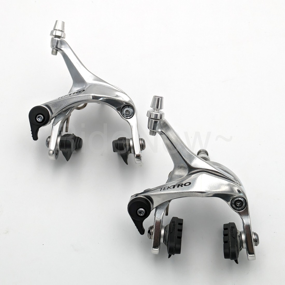 TEKTRO R313 Dual Pivot Caliper Brake Set 39-52mm Designed for 28C tire , Silver