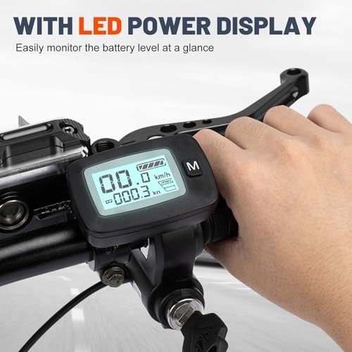 Ebike Throttle for Tuttio Soleil 01 48V LCD Display with M Key Button