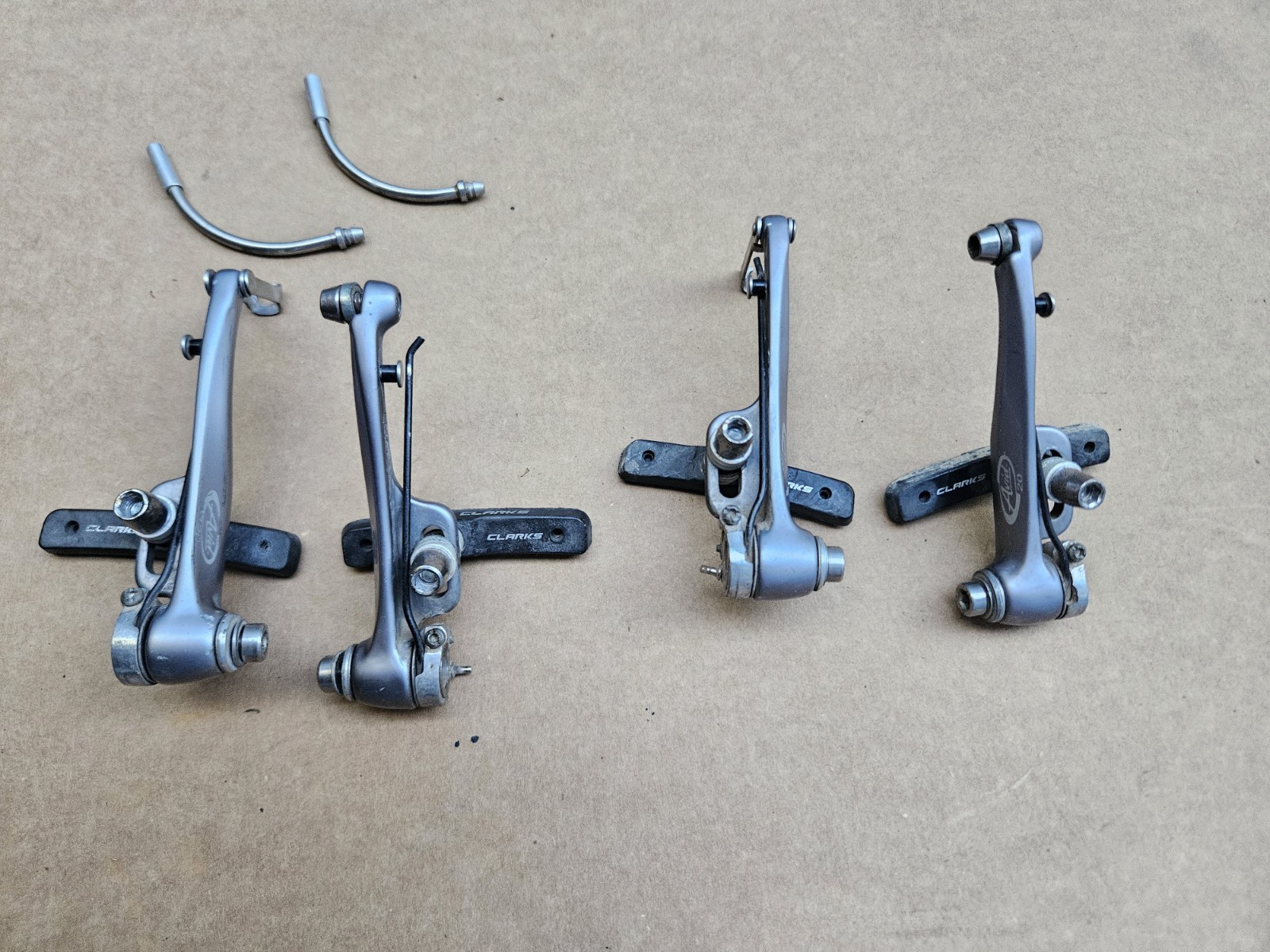 Vintage 90s Avid 20 Mountain Bike V Brakes Linear Pull Gray Front + Rear Set