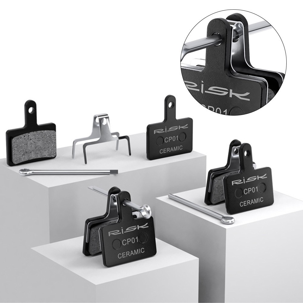 Brand New Bike Ceramic Lining Brake Pads 10*8*1 Cm 27g Black Back Panel