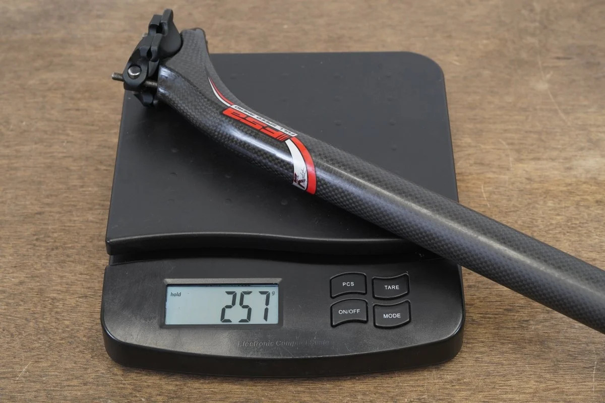 31.6mm FSA K-Force Light Carbon Setback Road Seatpost 257g