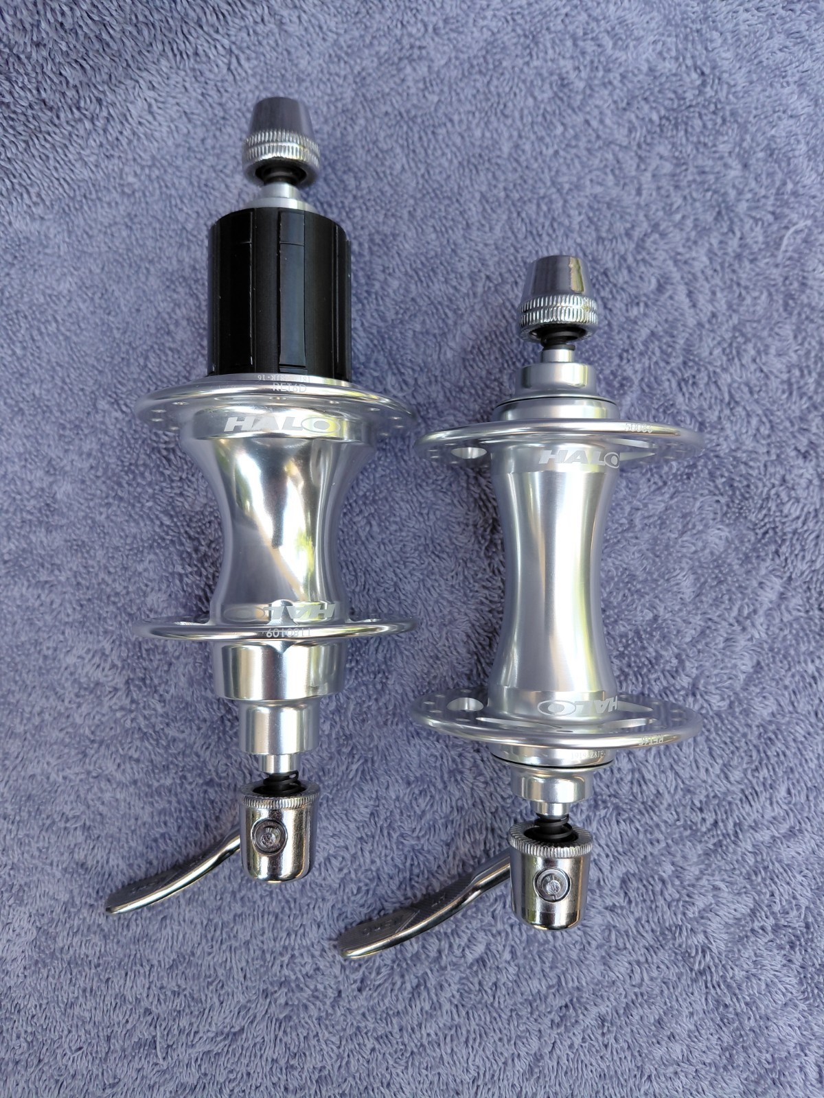 NEW Halo Retro 6-Drive / Retro RO High-Flange Hubset / J-Bend / Polished