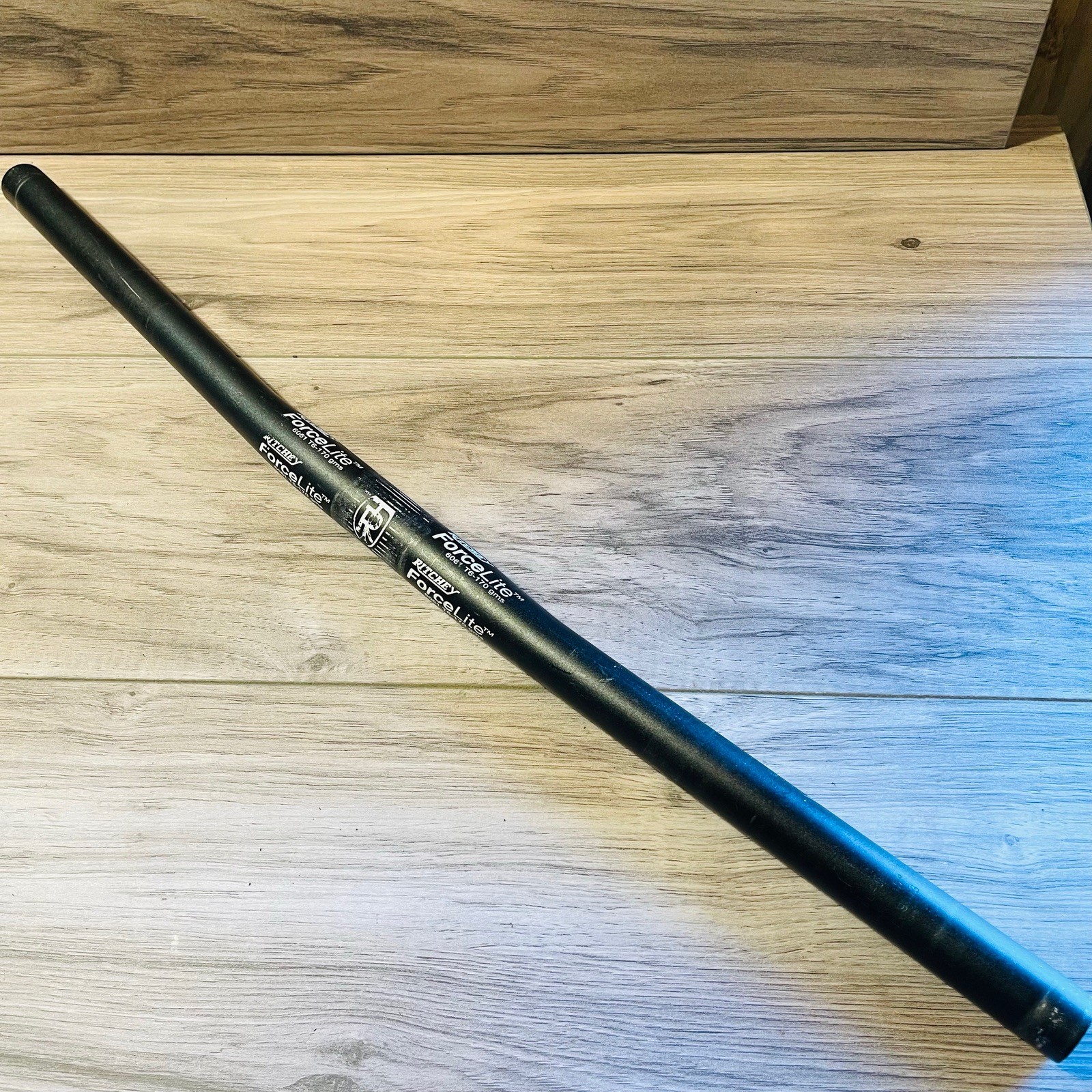 Ritchey ForceLite 560mm 5 Degree 6061 Handlebar Black 25.4 Uncut BAR END CRIMPED