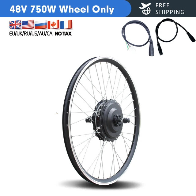 E-bike Conversion Kit 750W 48V Rear Cassette Brushless Gear Hub Motor Wheel