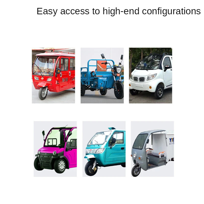 1500W High Speed Brushless Differential Motor DC 48V 60V 72V Electric Tricycle