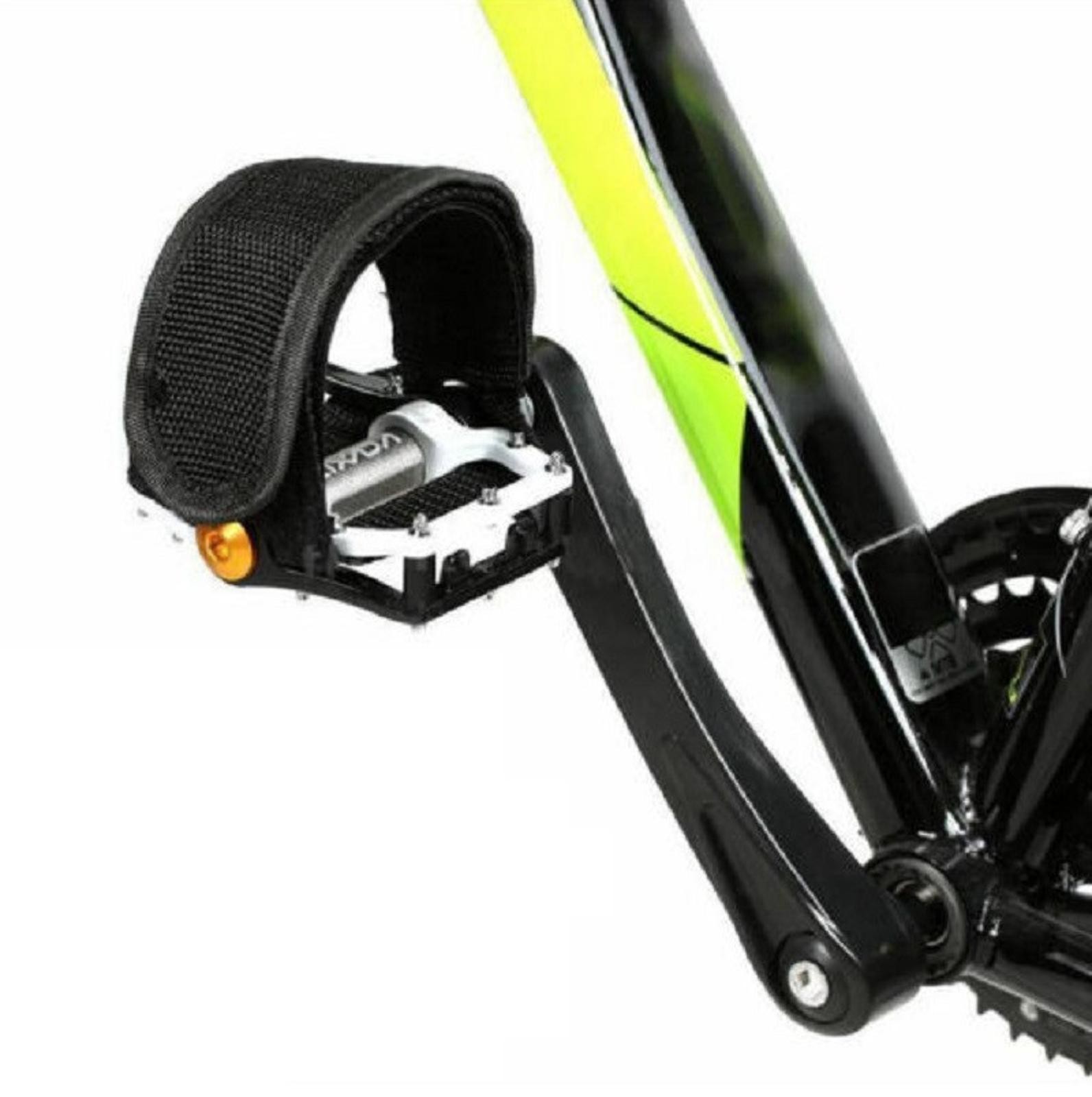 2Pcs/Set Black Pedal Straps FIXED GEAR FIXIE BMX PLAT FORM PEDALS Bicycle Bike
