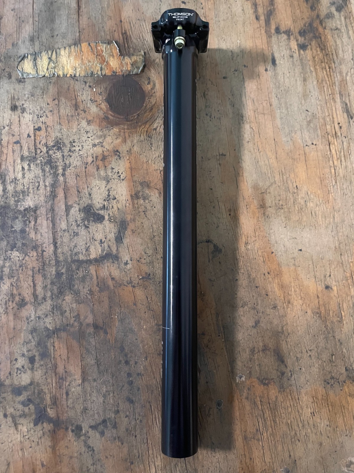 Thomson Elite Seatpost 30.9mm 367mm Long 0mm Offset 7x7mm Round Rails Black