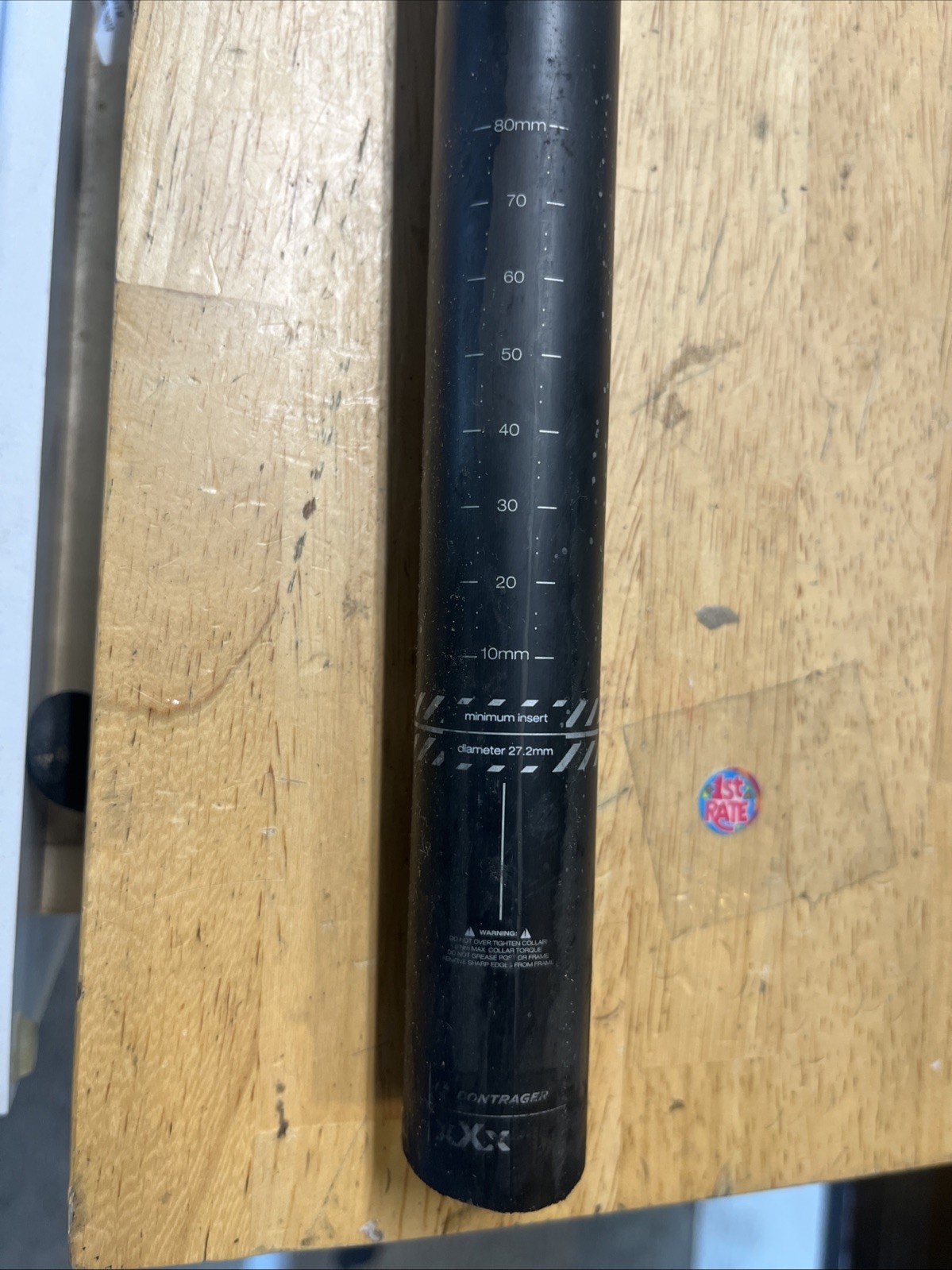 Bontrager xXx Carbon Fiber Seatpost 198g 27.2mm Diameter 300 Mm