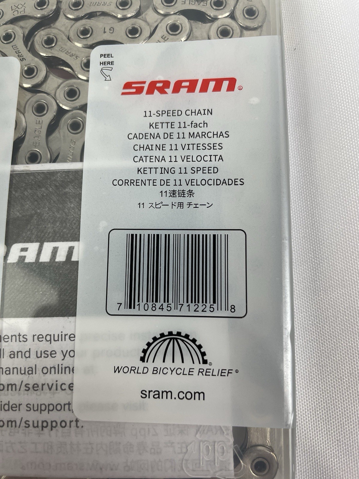 SRAM PC XX1 11S Bike Chains 118 Links Hollow Pin Silver Chain