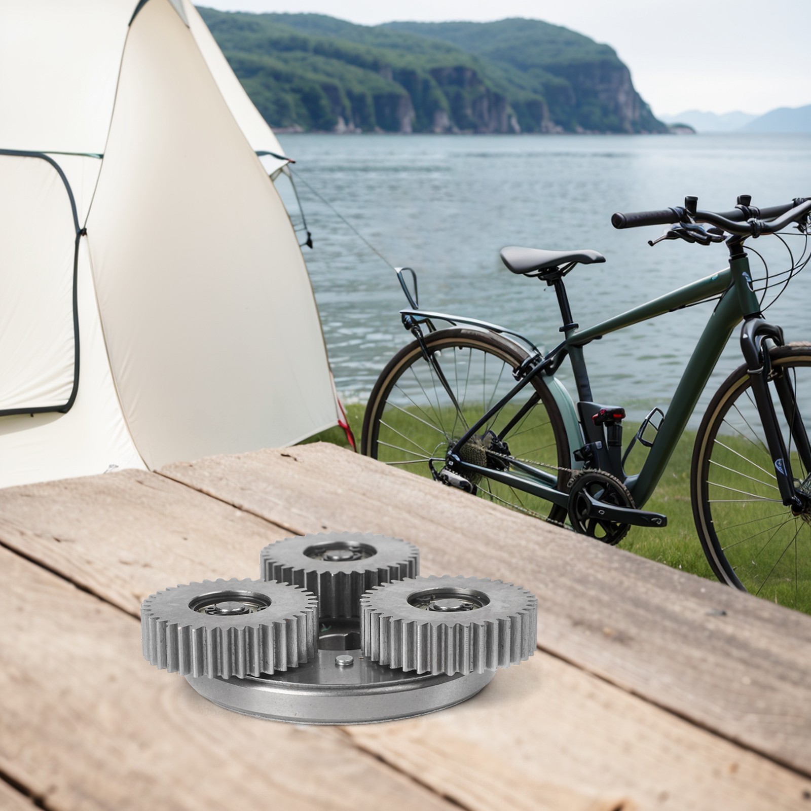 36T Gear Set of 3 with Clutch for Bafang Motors 500W 750W Compatibility