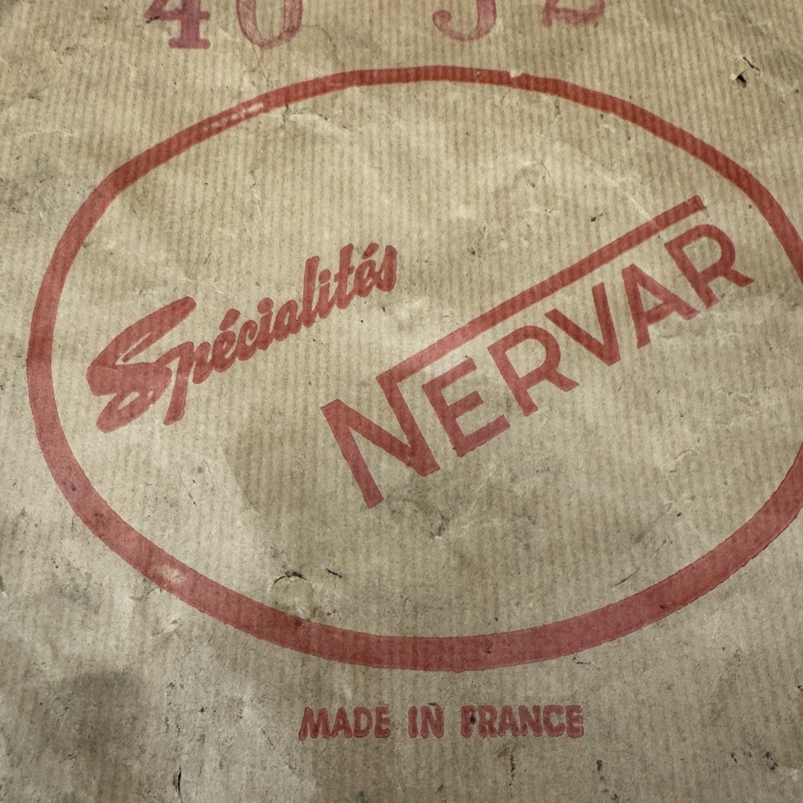 Vintage Specialites Nervar 52T Chainring 3-Bolt 116 BCD Steel Made in France
