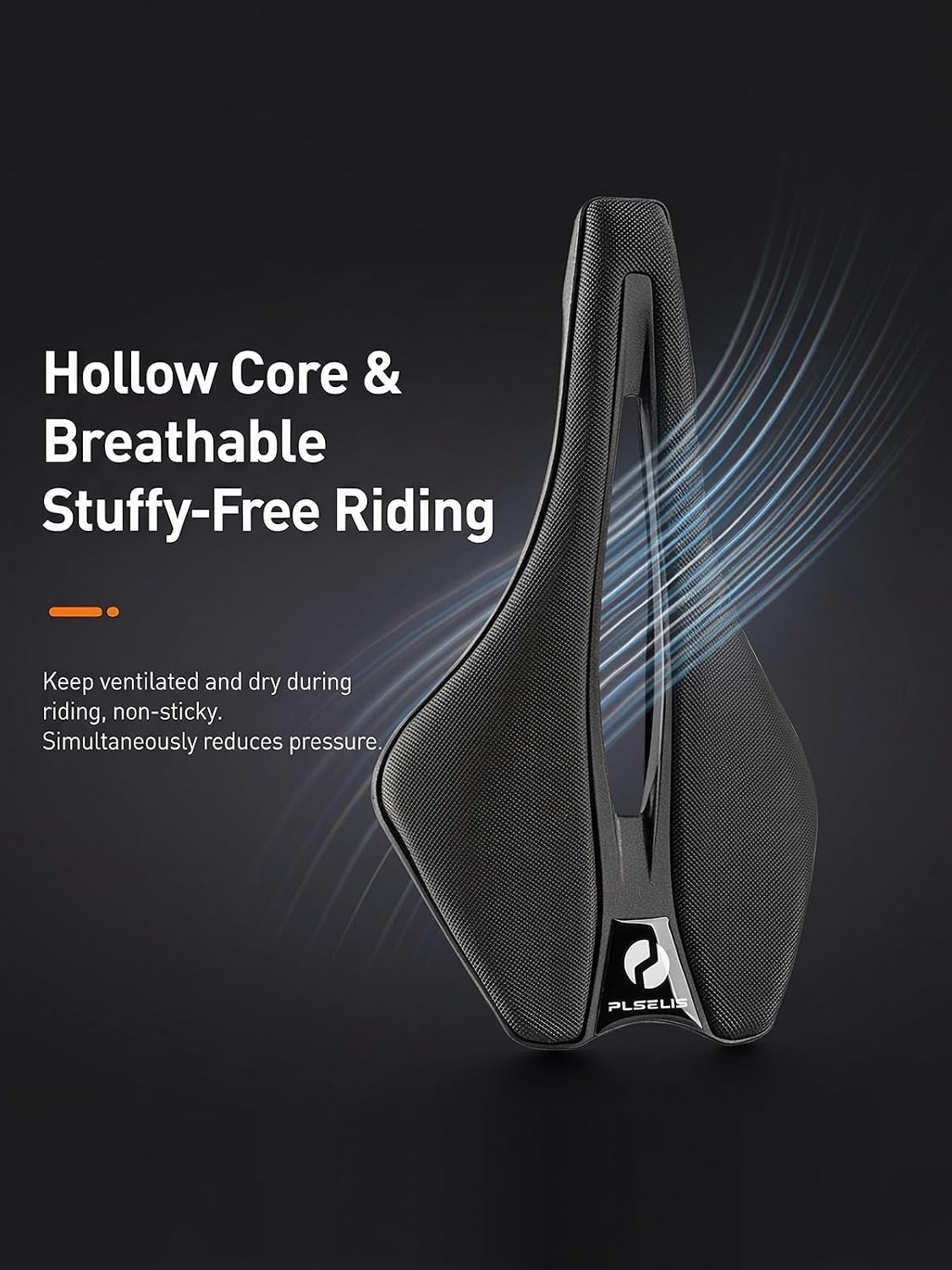 Bike Saddle EVA Memory Foam Bicycle Seat Wide Soft Comfortable Waterproof Men