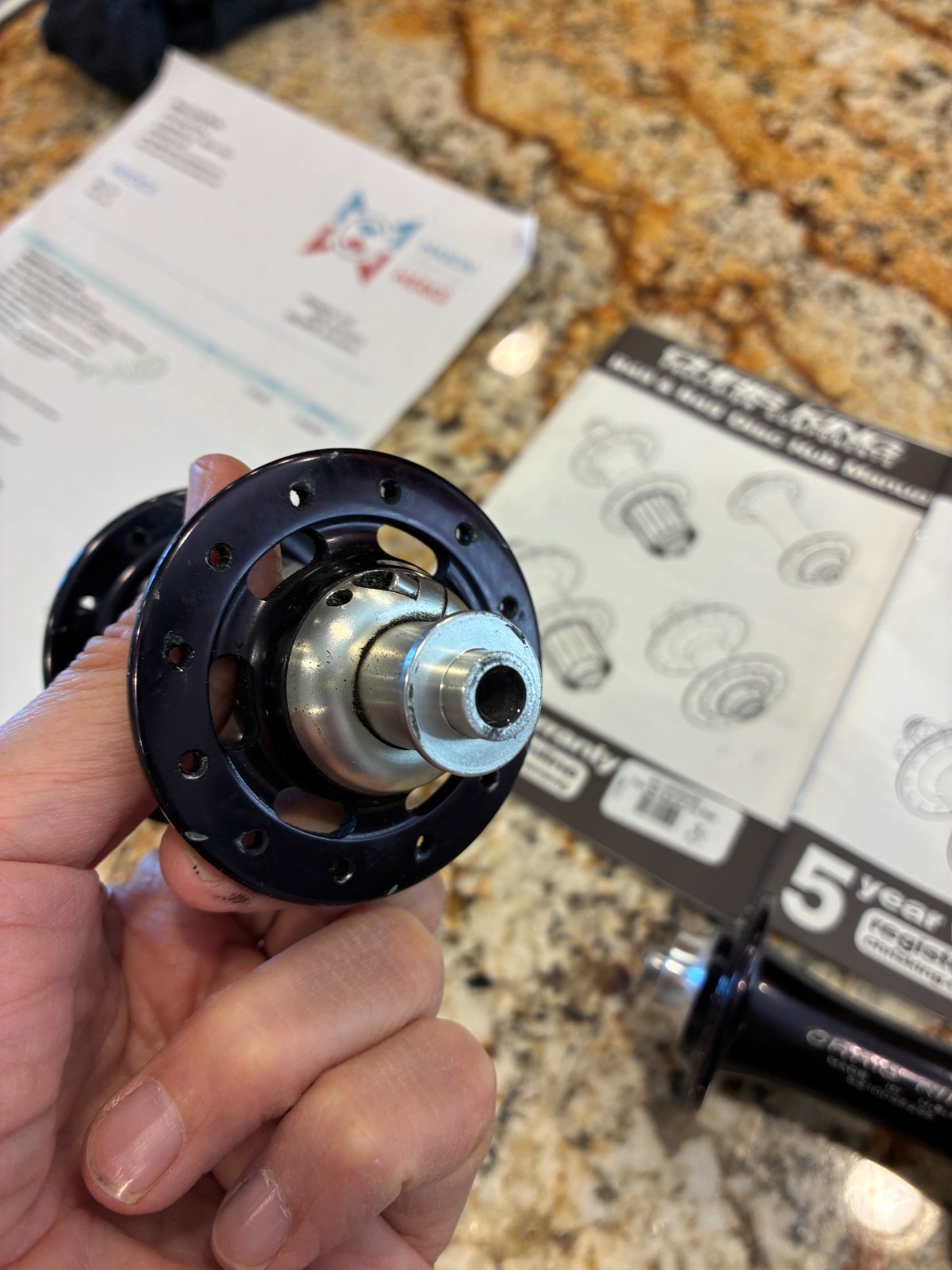 Chris King R45 Ceramic Rim Brake Hub Set – 20H / 24H – Shimano 11-Speed Black