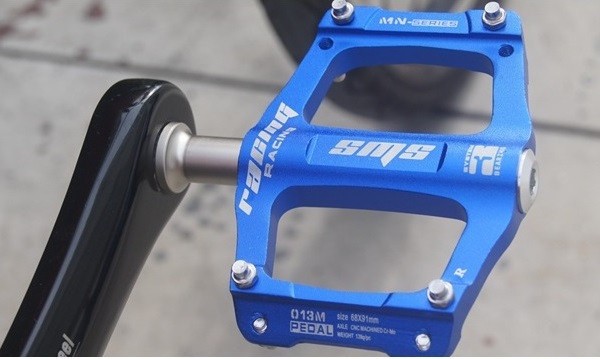 Aluminum Road MTB Folding Bike Fixie Bicycle Pedal Bearing Small Flat Pedals