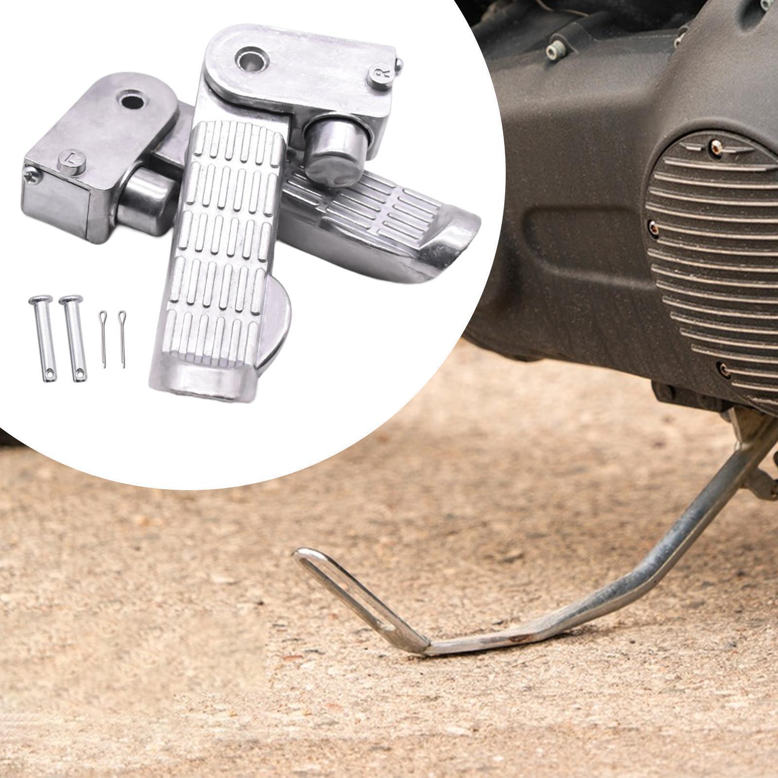 Universal Motorbike Footrest Foot Peg Accessory for E-bike Scooter Folding