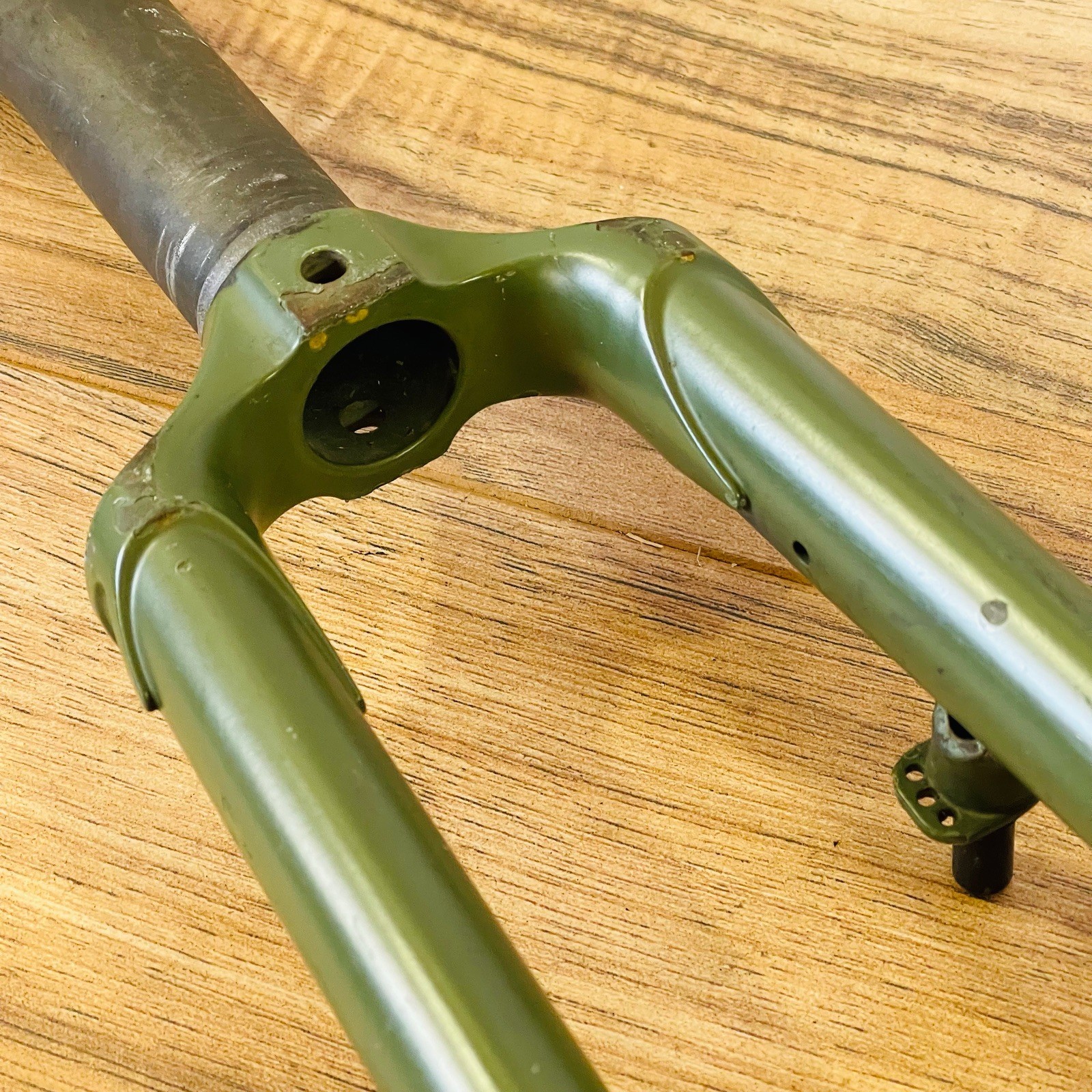 Lugged Crown 700C Steel Cantilever Fork 100mm QR Canti 1 1/8 Threadless 268mm