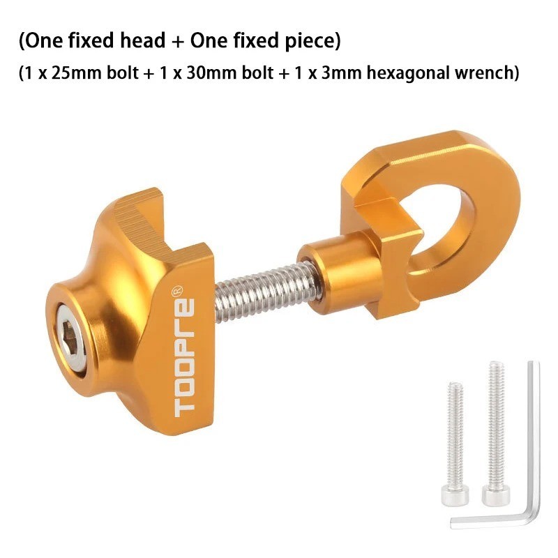 Bike Chain Tensioner Single Speed Fixed Gear Anti Drop Adjuster Bolt