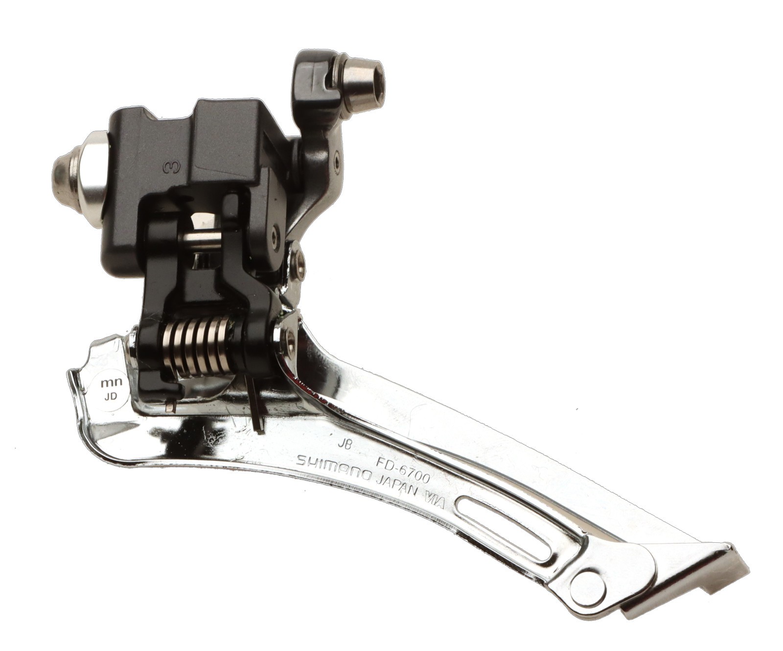 Shimano Ultegra FD-6700G Front Derailleur 2x10s Braze On Gloss Gray NOS