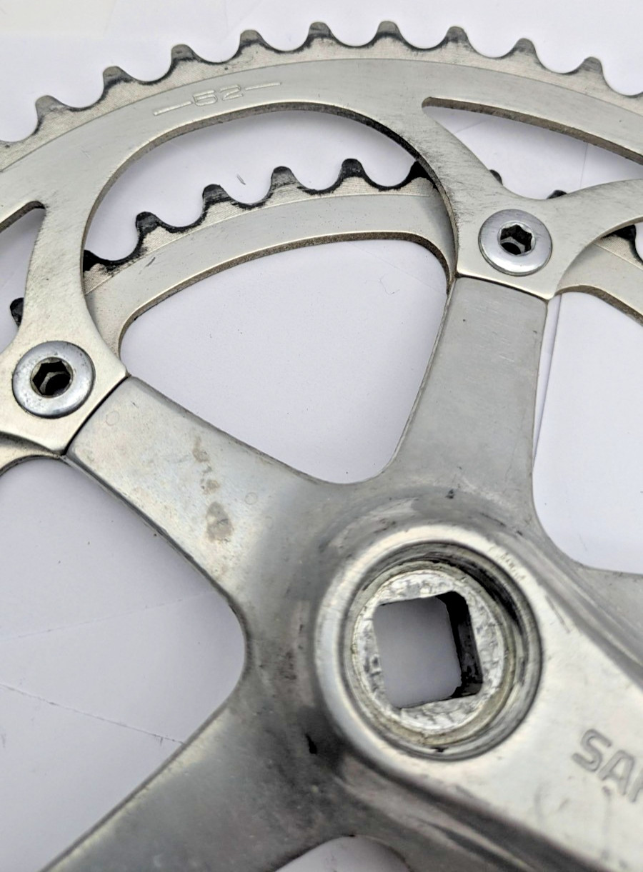 SAKAE SR FORGED CRANKSET 170MM 40T 52T SILVER ALUMINUM DOUBLE JAPAN 211 271
