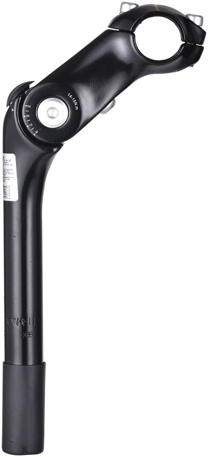 NEW ZOOM Quick Comfort Adjustable Stem – 90mm, 25.4 Clamp, Adjustable 80-150deg