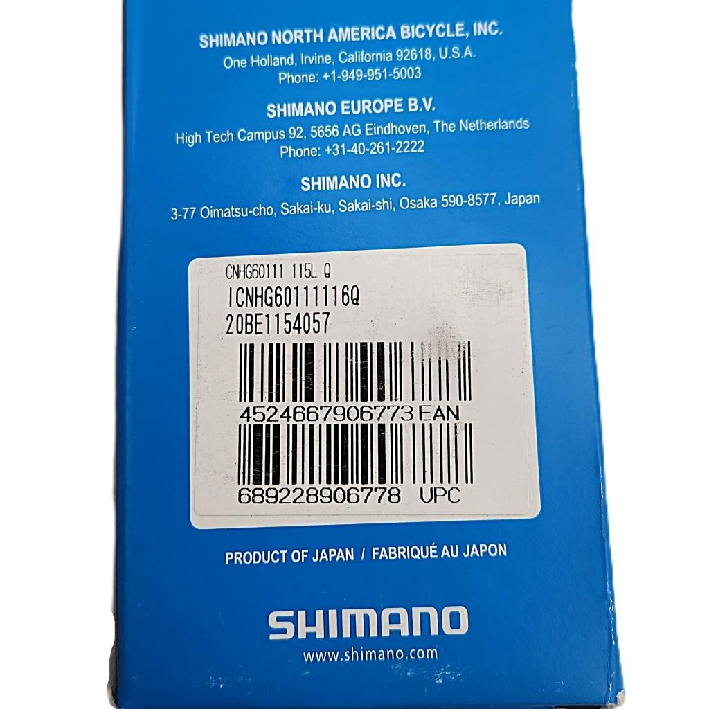 Shimano CN-HG601-11 11-Speed Road Bicycle Chain 116-Links Silver W/ Quick-Link