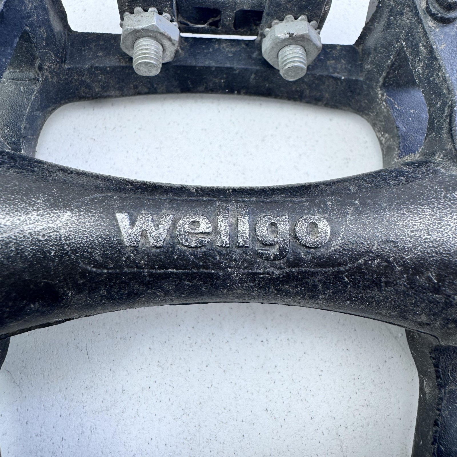 Wellgo Platform Pedals Pair Black Alloy Flat Bike 9/16 in MTB BMX Urban A20