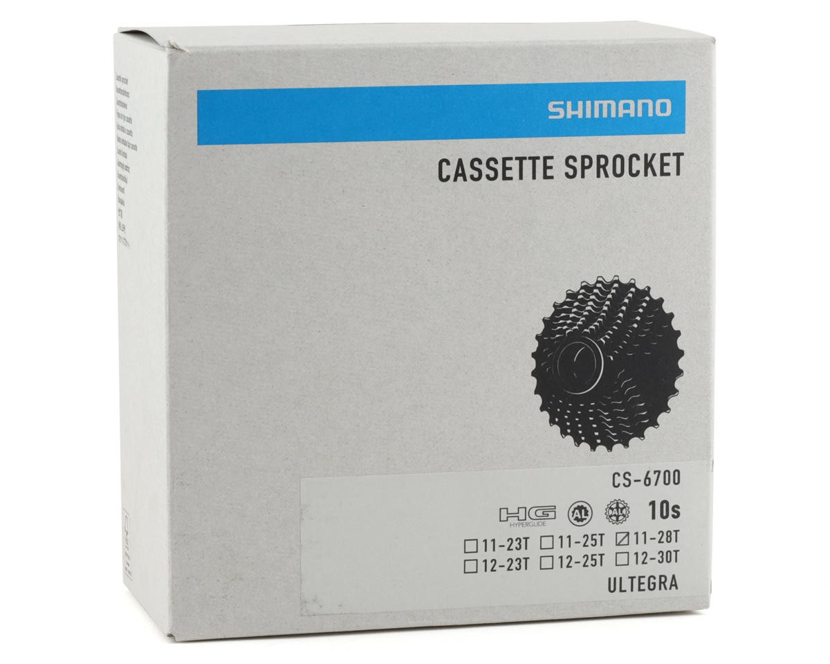 Shimano Ultegra CS-6700 Cassette (Silver) (10 Speed) (Shimano HG)