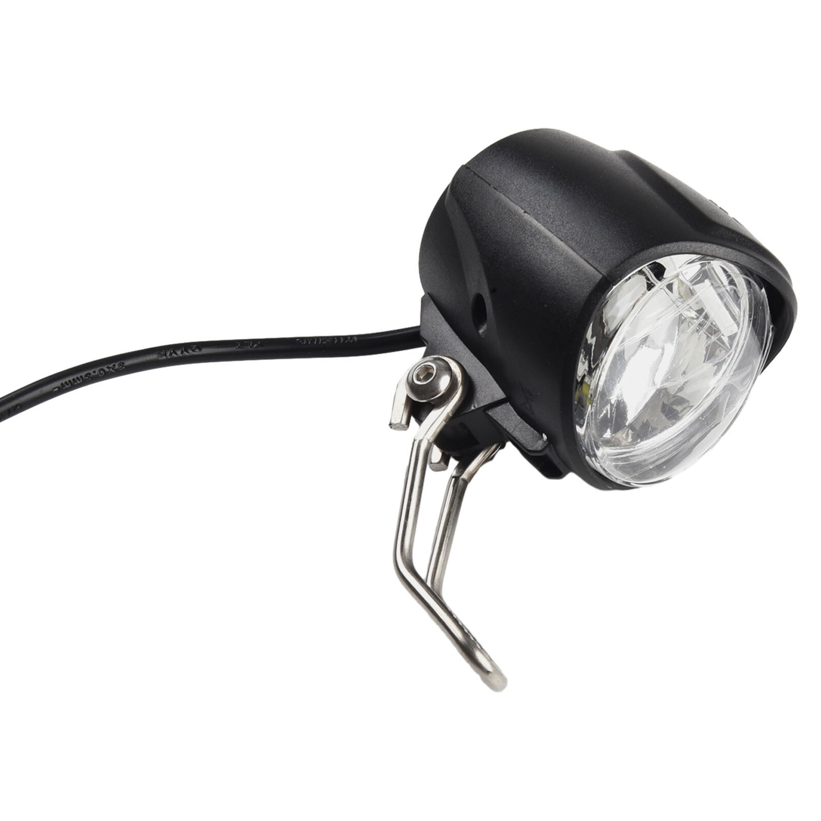 Led Light Headlight 6-80V Front Light Black Accessory For Electric Bicycle