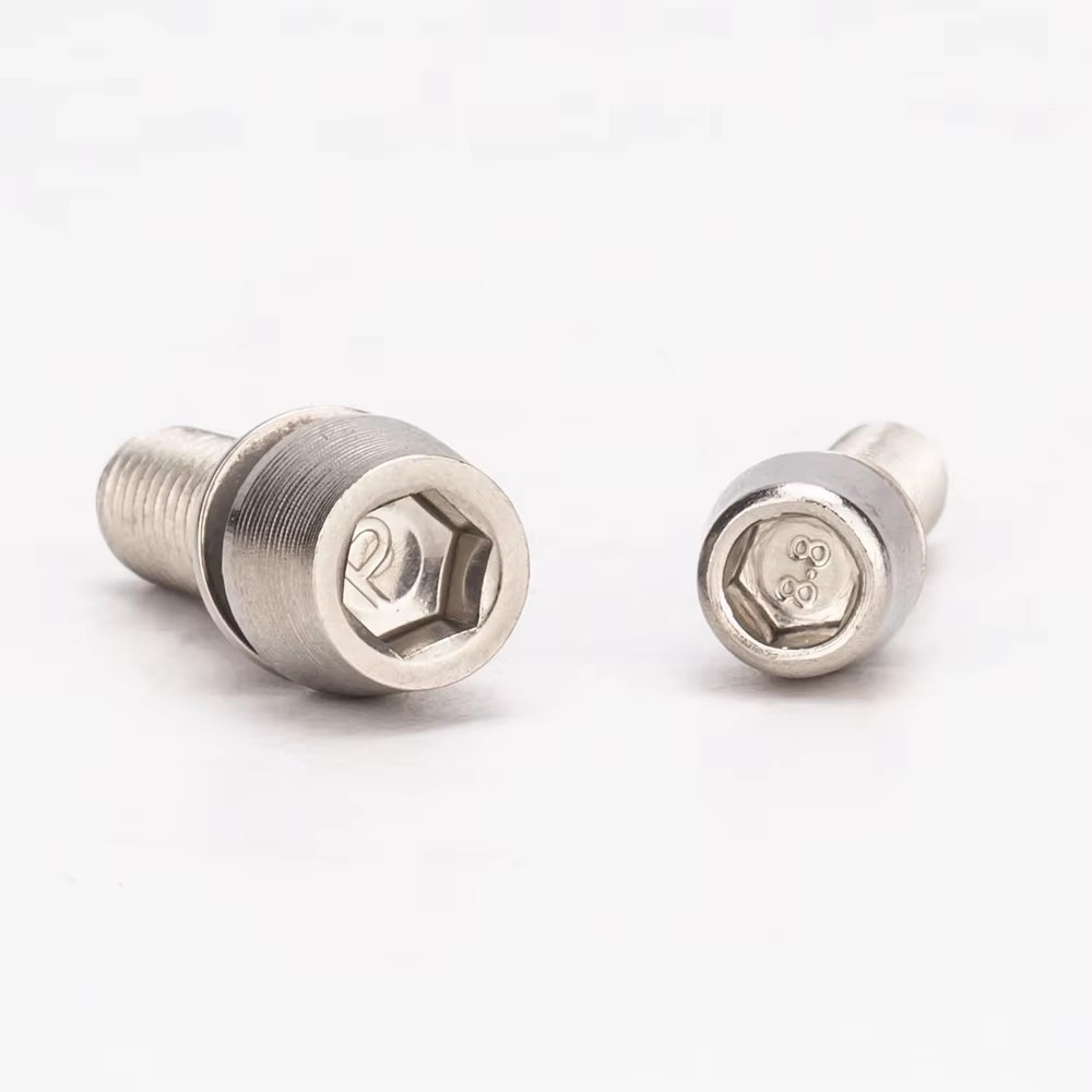 6Pcs MTB Road Bike Handlebar Stem Riser Screws Bicycle Stem Bolts Screws M5*18Mm