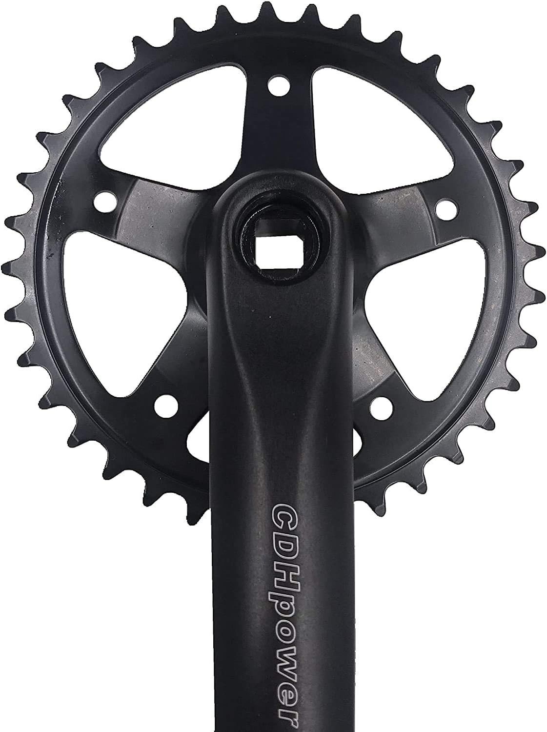 CDH Single Speed Crankset 36T 170mm Crankarms Mountain Road Bike – Square Taper