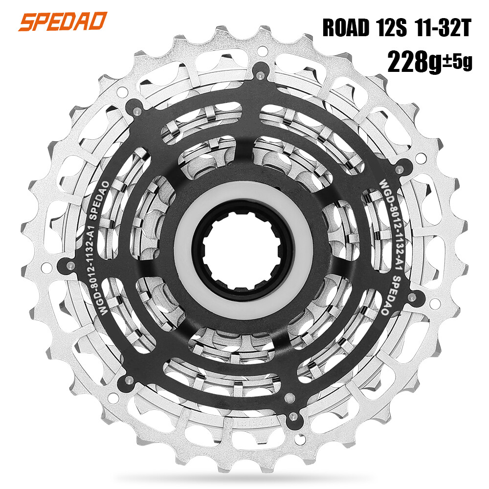 12 Speed Road Cassette 11-32T & Chain 126L Combo DLC CNC 228g for Shimano SRAM