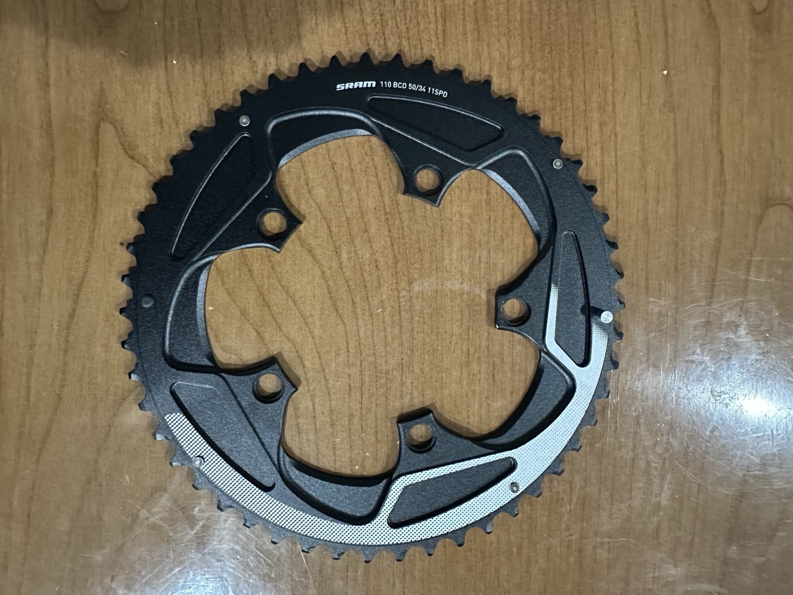 SRAM 50 tooth 50t Road Compact Chainring 11-speed 110 BCD use with 34t for 50/34