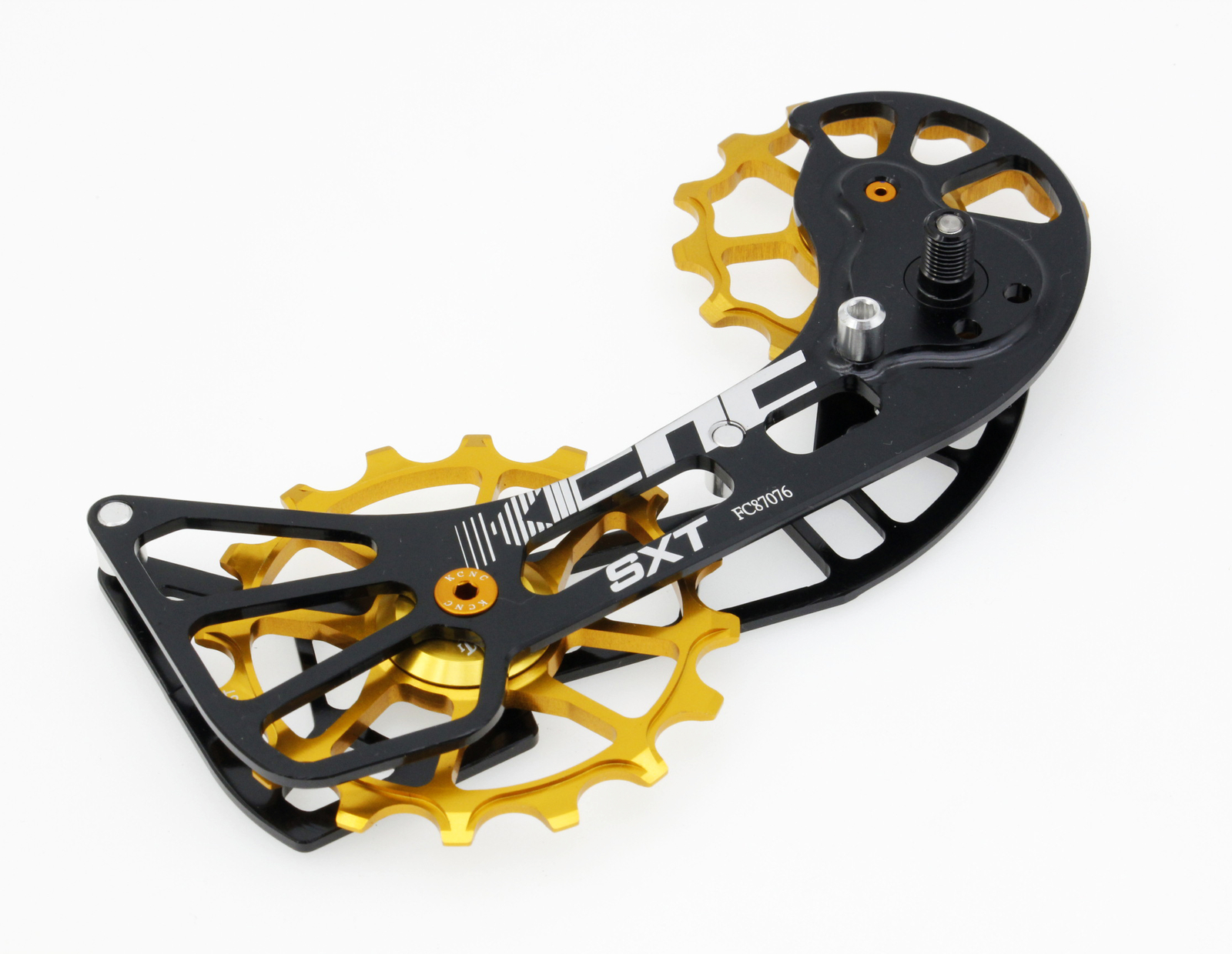 KCNC Sxt MTB Bike Oversized Pulley Wheel Cage For XTR M9000 XT M8000 In Gold