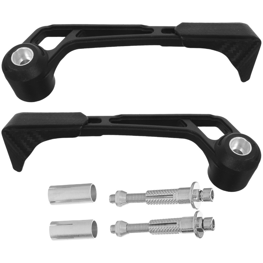 1 Set Motorcycle Handlebar Hand Guards Durable Plastic Metal for Dirt Bike