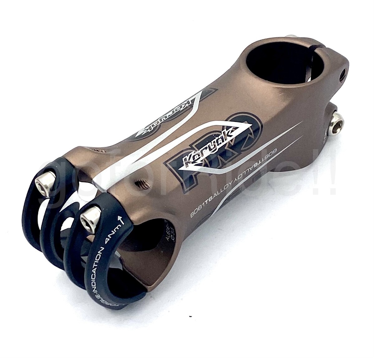 New Shimano PRO KORYAK Bike Stem,1-1/8″,+/- 10 Degree, 31.8x110mm,Brown/Black