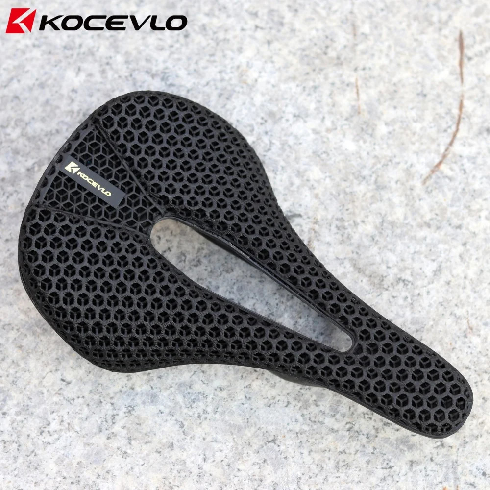 235x140MM 3D Printed Carbon Saddle for XC Road Gravel MTB Off-Road Bike Cycling