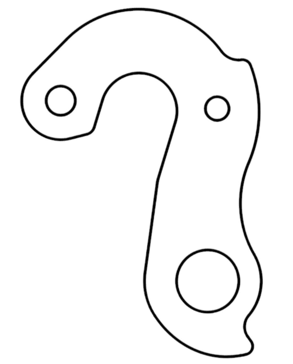 Derailleur Hanger 385 D372 Corratec Fuji Motobecane Azzurri Pells Rear Dropout