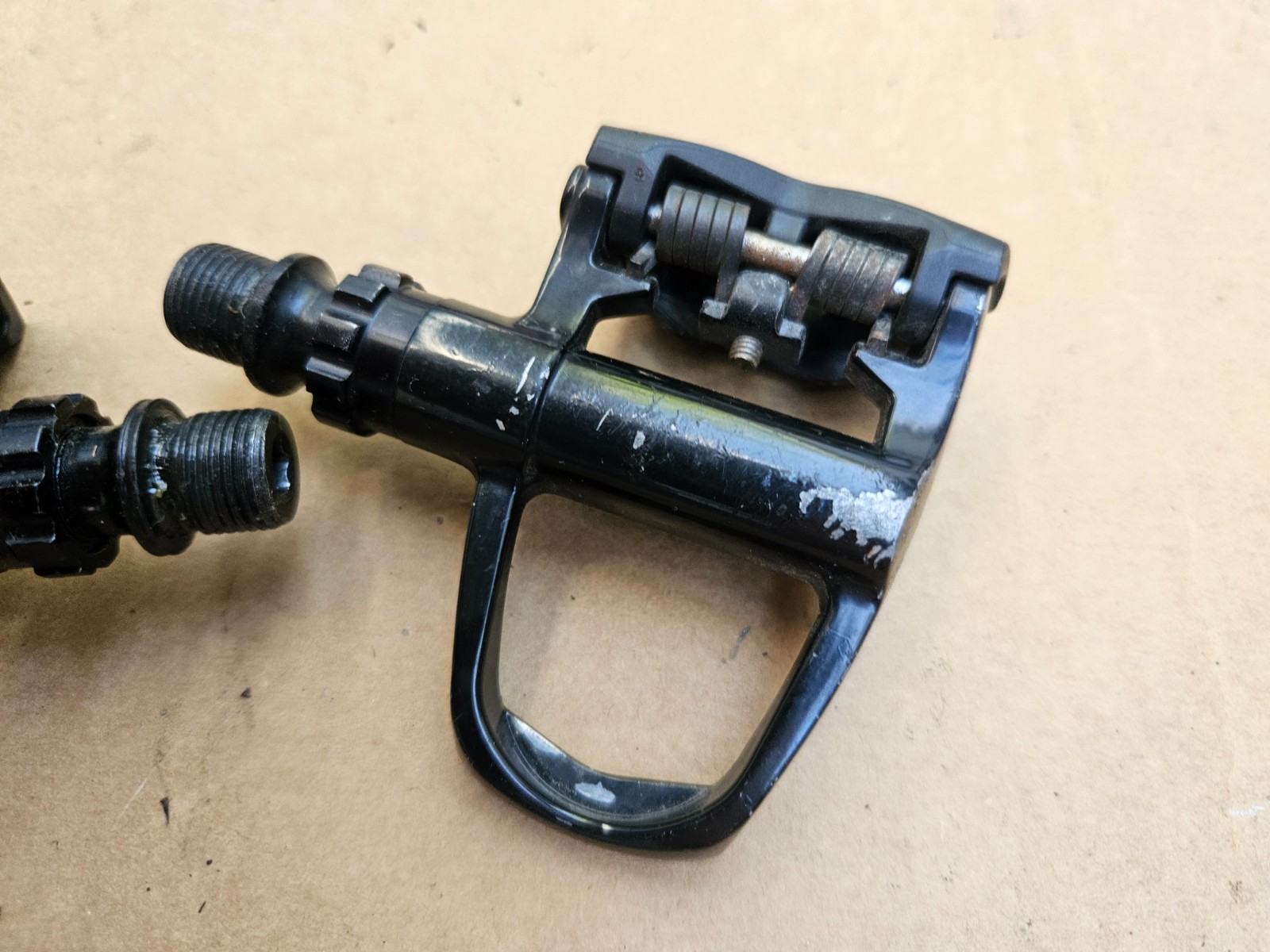 Forte Team SPS-1 Road Bike Clipless Pedals Left Right Set Black 9/16″