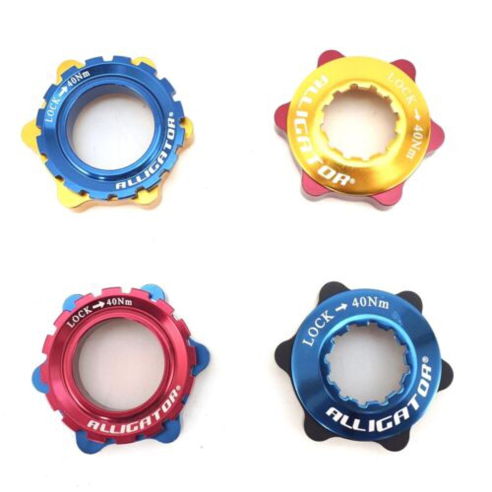 Alligator 6 Bolt to Centerlock Bike rotor adaptor fit Shimano hub 9/15/20 axle