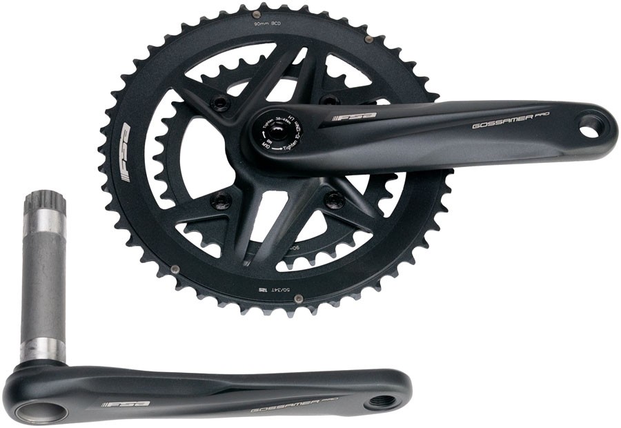 Full Speed Ahead Gossamer Pro 2x Crankset – 175mm, 50/34t, For 12-Speed HG+,